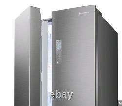 Réfrigérateur-congélateur américain Hisense RF528N4WC1 en acier inoxydable