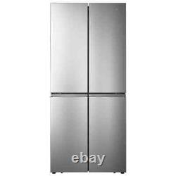 Réfrigérateur-congélateur américain Hisense RQ563N4AI1 PureFlat de 80 cm de largeur, argenté, COLLECT