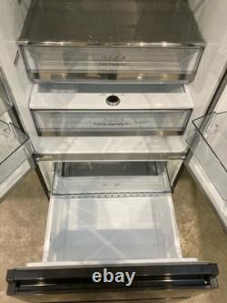 Réfrigérateur-congélateur américain Hisense non raccordé noir/acier inoxydable RF632N4WFE #LF114343