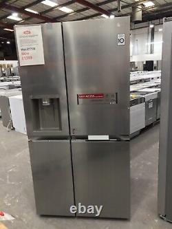 Réfrigérateur-congélateur américain LG Door-in-Door GSJV91BSAE en acier inoxydable avec fonctionnalités intelligentes