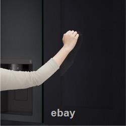 Réfrigérateur-congélateur américain LG GSGV81EPLD noir intelligent à pose libre