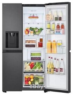 Réfrigérateur congélateur américain LG GSJC40EPPE Door In Door avec glace et eau en acier noir