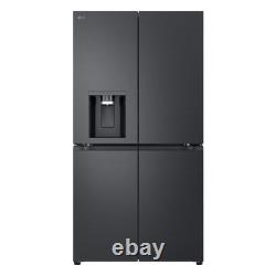 Réfrigérateur-congélateur américain LG NatureFRESH 637 litres à quatre portes noir GMF960EV4E