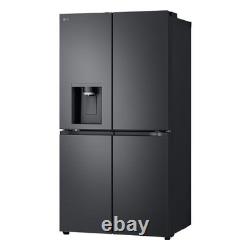 Réfrigérateur-congélateur américain LG NatureFRESH 637 litres à quatre portes noir GMF960EV4E