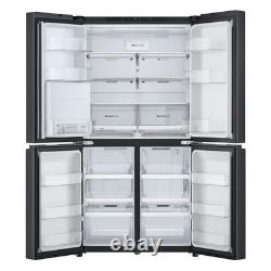 Réfrigérateur-congélateur américain LG NatureFRESH 637 litres à quatre portes noir GMF960EV4E