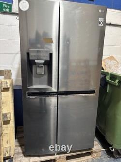 Réfrigérateur-congélateur américain LG en acier inoxydable à 4 portes avec eau/glace
