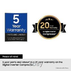 Réfrigérateur congélateur américain Samsung Bespoke 645 litres à quatre portes Bla RF65DB970E22EU