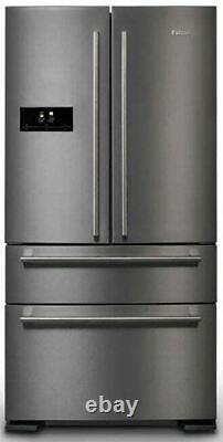 Réfrigérateur-congélateur américain à 4 portes AGA Falcon FDXD18DI/C sans givre en inox foncé.