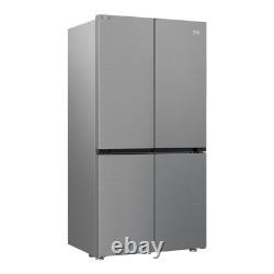 Réfrigérateur congélateur américain à quatre portes Beko 572 litres en acier inoxydable GN446224VPS