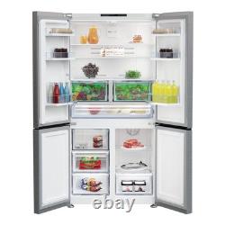 Réfrigérateur congélateur américain à quatre portes Beko 572 litres en acier inoxydable GN446224VPS