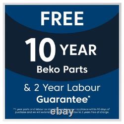 Réfrigérateur congélateur américain à quatre portes Beko 572 litres en acier inoxydable GN446224VPS