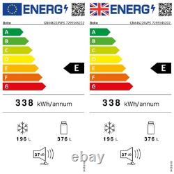 Réfrigérateur congélateur américain à quatre portes Beko 572 litres en acier inoxydable GN446224VPS