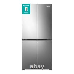Réfrigérateur-congélateur américain à quatre portes Hisense PureFlat 483L en acier inoxydable RQ5P470SAID