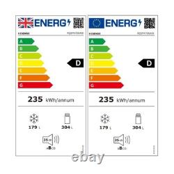 Réfrigérateur-congélateur américain à quatre portes Hisense PureFlat 483L en acier inoxydable RQ5P470SAID