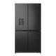Réfrigérateur Congélateur Américain à Quatre Portes Hisense De 609 Litres Noir Rq758n4swfe