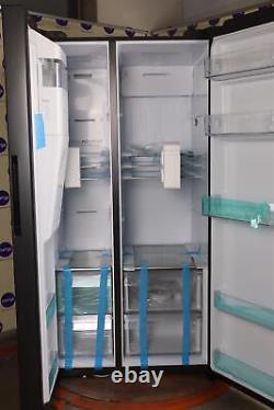 Réfrigérateur-congélateur américain intelligent Haier HSW59F18EIPT en ardoise noire REFURB-C
