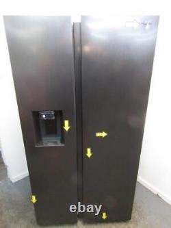 Réfrigérateur congélateur américain noir Samsung RS68A884CB1, classe B