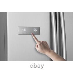 Réfrigérateur congélateur américain sans givre Hisense RS741N4WCE 91 cm en acier inoxydable E