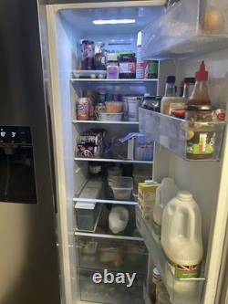 Réfrigérateur-congélateur américain sans plomberie et sans givre Hisense RS694N4TZE en inox