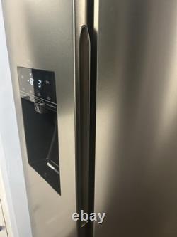 Réfrigérateur-congélateur américain sans plomberie et sans givre Hisense RS694N4TZE en inox