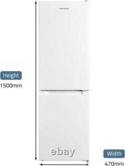 Réfrigérateur-congélateur autonome Cookology 174L avec portes réversibles CFF174WH