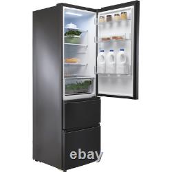 Réfrigérateur congélateur autonome Haier HTR3619ENPB E 60cm 60/40 sans givre noir