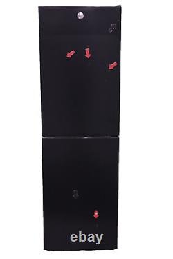 Réfrigérateur congélateur autonome Hoover à faible formation de givre, noir, HVT3CLFCKIHB