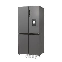 Réfrigérateur-congélateur autonome à quatre portes Hoover 463 litres argent HHCR3818EWPL
