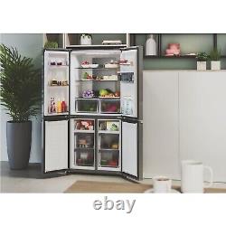 Réfrigérateur-congélateur autonome à quatre portes Hoover 463 litres argent HHCR3818EWPL