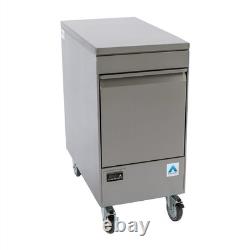 Réfrigérateur-congélateur compact Adande à porte unique VCC1/HCW, 1250 £ + TVA, en parfait état de fonctionnement