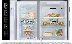 Réfrigérateur congélateur côte à côte Samsung avec raccordement à l'eau en acier inoxydable - RH68B8830S9/EU