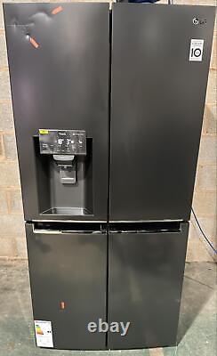 Réfrigérateur-congélateur de style américain LG NatureFRESH GML844MC7E Slim noir mat