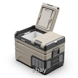 Réfrigérateur/congélateur de voiture 36 L double zone à double porte avec compresseur 12/24 V et application<br/> 