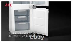 Réfrigérateur-congélateur encastrable AEG OSC5S181ES 70/30 177 cm avec charnière coulissante blanc