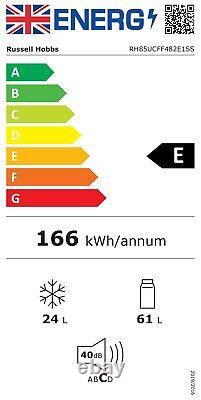 Réfrigérateur congélateur encastrable Russell Hobbs en acier inoxydable 85L RH85UCFF482E1SS