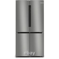 Réfrigérateur congélateur indépendant Bosch Série 4 605 litres à quatre portes KFN96APEAG