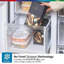 Réfrigérateur-congélateur indépendant Bosch Série 4 605 litres à quatre portes KFN96VPEAG