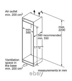 Réfrigérateur-congélateur intégrable Neff KI7851FE0G 30 249 l NoFrost intégral HW182894
