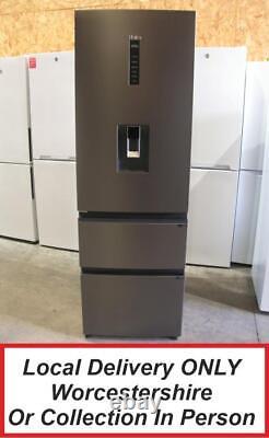 Réfrigérateur congélateur intelligent à portes multiples en acier inoxydable sombre Haier HTW5618EWMP