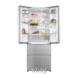 Réfrigérateur congélateur multi-portes Haier Série 5 446L 70 cm de large Inox Platine