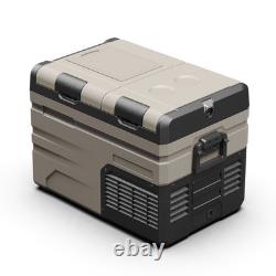 Réfrigérateur/congélateur portable pour voiture Alpicool, 35 L, double zone, double porte, compresseur 12/24 V