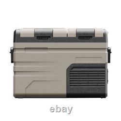 Réfrigérateur/congélateur portable pour voiture Alpicool, 35 L, double zone, double porte, compresseur 12/24 V