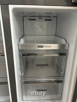 Réfrigérateur congélateur sans givre à quatre portes de 90 cm en acier inoxydable Whirlpool WQ9IMO1LUK