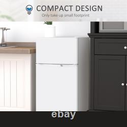 Réfrigérateur-congélateur sous comptoir de 88L avec 2 portes, petit réfrigérateur, classe E