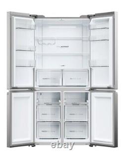 Réfrigérateur multi-portes Haier HCR5919ENMP No Frost avec finition en inox platine