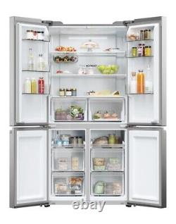 Réfrigérateur multi-portes Haier HCR5919ENMP No Frost avec finition en inox platine