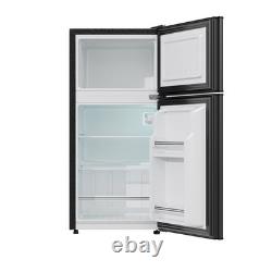 Réfrigérateur sous plan 51 L, réfrigérateur compact autoportant avec 2 portes
