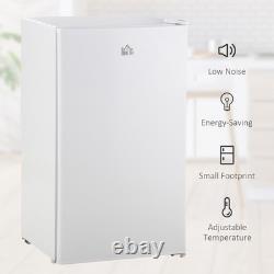 Réfrigérateur sous plan HOMCOM 91 L approuvé par le Good Housekeeping Institute, blanc