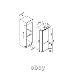 SIA RFF101/EI 70/30 Réfrigérateur Congélateur Intégré Blanc Sans Gel 