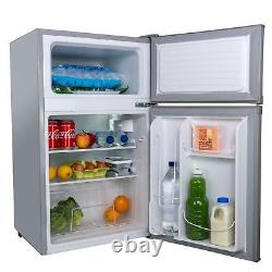 SIA UFF01SS/E 88L Argent/Gris Réfrigérateur Congélateur 2 Portes Autonome Sous Plan